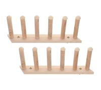 Abaodam Perchoir Mural pour Chat 2pcs en Bois Beige Design Multi-Niveaux pour Maison, Augmente la Friction et Offre Sécurité aux Chats et Chatons