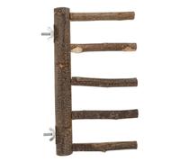 Abaodam Perroquet Cages à Oiseaux pour Perroquets Perchés De Perroquet Se Percher Perchoirs pour Perroquets Rester Lit Perroquet pour Cage Naturel Poteau De Perroquet en Bois Brun