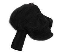 Abaodam Perruques pour Hommes de Costume Sumo en Soie Noire, Adaptées aux Fêtes, Cosplay et Événements à Thème