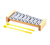 Abaodam Piano Jouet Musical pour Garçon et Filles 8 Notes en Bois et Plastique Percussions Doubles, Jouet Éducatif Développement Auditif et Sens Musical