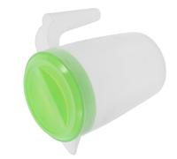 Abaodam Pichet à Boissons Réutilisable Vert 1l en Abs Couvercle, Portable, pour Thé Glacé et Lait Lors de Dîners ou Fêtes