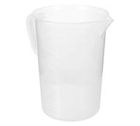 Abaodam Pichet Doseur en Plastique 5000ml Double Graduation, Résistant à Haute Température, Facile à Nettoyer, pour Mesurer Liquides et Huiles Cuisine