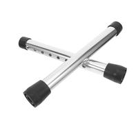 Abaodam Pièces de Rechange pour Walker, Roue pour Déambulateur en Acier Inoxydable 28x2,7x3 Cm, Support Robuste et Stabilité, Réhabilitation et Sorties Quotidiennes