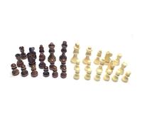 Abaodam Pièces D'échecs en Bois Classiques Et Élégantes 32 Pcs, Taille 2,5 Pouces, Jeu D'échecs International pour Débutants, Usage Éducatif Et Ludique