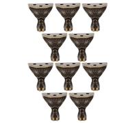 Abaodam Pieds de Meubles Support Stable Design d'angle Décoratif Lot de 10 en Alliage de Zinc pour Solide pour Canapé et Commode