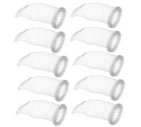 Abaodam Pièges à Peluches et Installation Facile pour Machine à Laver Lot de 10 en Acier Inoxydable 304, Maille Résistante pour Tuyau D'évacuation de Machine à Laver