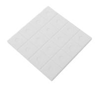 Abaodam Pierre de Reproduction Forme Carrée pour Corail en Argile Blanche Texture Poreuse et Design Cassable pour Placement de Fragments de Corail en Aquascaping