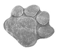 Abaodam Pierre Tombale Extérieure pour Animaux de Compagnie en Résine Légère, Sculpture Commémorative Patte de Chien, Ornement de Jardin pour Souvenir Solide, Décor Funéraire pour Chien
