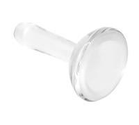 Abaodam Pilon de Broyage en Verre Outil Portable pour Pigments Minéraux Tige de Mélange pour Peinture à L'huile Fait Maison pour Artistes et Amateurs de Peinture