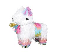 Abaodam Piñata Cheval Mini 1 Pièce, Rempli de Bonbons, Accessoire Amusant pour Garçon et Filles, Décoration Fête Anniversaire, Taille Compacte, Couleur Vive, pour Intérieur et Extérieur