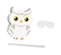 Abaodam Pinata Hibou Jungle pour Fête Anniversaire Garçon Jeu Interactif avec et Bandeau Décoration Animaux Forêt pour Garçon Fille Accessoire Animé pour Shower et Halloween