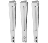 Abaodam Pince à Épiler Outils Pratiques en Acier Inoxydable pour Éplucher L'ail Résistant et Portable, Lot de 3 pour Légumes Cuisine