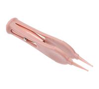 Abaodam Pince à Épiler Pour Pince De Nettoyage Nez Clip Pour Nettoyage Oreilles Nombril Yeux Poignée Antidérapante Lumière Led Acier Inoxydable Et Silicone