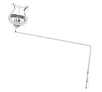 Abaodam Pince à Partition Métallique Portable pour Baryton et Tuba, Clip de Musique Compact Argenté, Accessoire pour Lyre et Porte-partitions de Marche