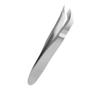 Abaodam Pince Coupe-cuticules Professionnelle en Acier Inoxydable Argenté, Sûre et Précise pour Manucure, pour Enlever les Peaux Mortes et Soigner les Ongles