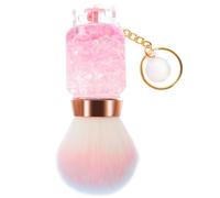 Abaodam Pinceau à Blush et Fond de Teint Format Voyage Porte-Clés, Pinceau à Poudre Visage Portable pour Maquillage Femme de Réservoir d'Essence