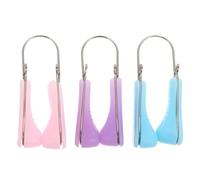 Abaodam Pinces à Beauté Nez en Silicone 3 Pièces, Dispositif de Redressement et Lifting du Nez pour Affiner et Modeler le Pont Nasal