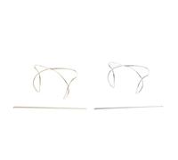 Abaodam Pinces à Cheveux Accessoires Coiffure Élégants et Faciles à Porter pour Chignon 2pcs en Alliage Irrégulier pour Mariages et Dîners