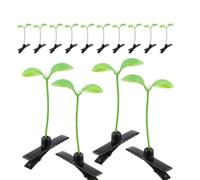 Abaodam Pinces à Cheveux Mini Germes de Soja 80 Pièces 3D Clips Végétaux pour Filles et Femmes Usage Quotidien et Festivals Maintien Sûr sans Casse