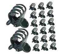 Abaodam Pinces De Support pour Plantes en Plastique 40 Pcs pour Jardinage, Clips pour Tiges Et Lianes, Fixation Solide pour Plantes Grimpantes, Légumes Et Fleurs Résistantes Aux Intempéries