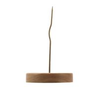 Abaodam Pique-ticket de Caisse en Bois Massif, Support Vertical pour Reçus | Base Bois, Rangement Vertical, Sépare les Bons, Usage la Cuisine et Restaurant, Finition Lisse