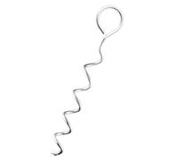 Abaodam Piquet d'attache pour Chien Robuste en Acier Spiralé, Piquet De Terre Renforcé, Taille Moyenne, Fixation Extérieure pour Jardin Et Enclos, Adapté à Tous Chiens