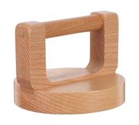 Abaodam Planche à Presser en Bois de Hêtre avec Poignée Ronde, Outil d'impression sur Bloc Baren pour Linogravure, Gravure et Estampage, Accessoire Créatif pour Garçon et Filles - Outil