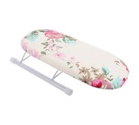 Abaodam Planche à Repasser Accessoire Domestique pour Manches et Cols Mini Pliable en Tissu Structure en Tube D'acier pour Repassage Précis et Usage Quotidien Chez