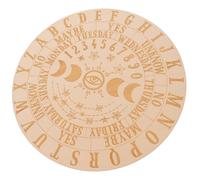 Abaodam Planche de Divination en Bois Khaki, Accessoire Confortable pour Jeux de Divination, Décorative et Artistique, pour Débutants et Engagements