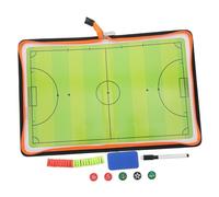 Abaodam Planche de Football Portable PU avec Aimants Tableau Effaçable pour Entraînement et Match Accessoire Polyvalent pour de Football