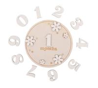 Abaodam Plaque D'annonce De Bébé Nom De Bébé Plaque Carte Mensuelle Panneau En Bois Pour D'enfant