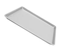 Abaodam Plaque de Cuisson Alliage Aluminium Rectangulaire Résistante et Conductrice de Chaleur Plaque de Pâtisserie Antiadhésive pour Four Cuisson Uniforme et Facile à Nettoyer