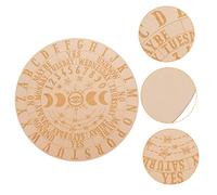 Abaodam Plaque de Divination Bois Accessoire Métaphysique Bois pour Bureau Fournitures de Divination Légères et