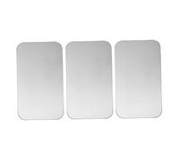 Abaodam Plaque De Refroidissement pour Et Rongeurs 12cm x 8cm 3 Pièces Assiette Réfrigérante en Acier Inoxydable Facile à Nettoyer pour L'été