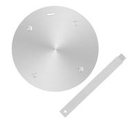 Abaodam Plaque Diffuseur De Chaleur Induction Pour Cuisinière à Induction Adaptateur Pour Cuisinière à Gaz Avec Poignée Acier Inoxydable