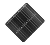 Abaodam Plaque Métallique de Stockage Sécurisé pour Phrase de Récupération Crypto, Portefeuille en Acier Inoxydable Noir Ignifugé, Sauvegarde Résistante Feu 24 Mots, Usage Voyage