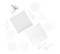 Abaodam Plaques À Picots Transparentes En Plastique Plaques À Picots Pour Perles À Repasser Pour Perles À Repasser Pour Loisirs Créatifs