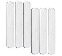 Abaodam Plaques Métalliques Lestées en Acier 6 Pcs 15X25X07 CM 200 G pour Gilet Lesté et Accessoires Fitness Musculation Barres de Poids Multifonction pour Entraînement Sportif