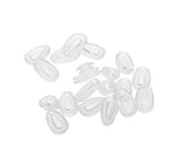 Abaodam Plaquettes Nasales en Silicone Souple Goutte D'eau 10 Paires Antidérapantes Chambre à Air Confort Maintien pour Lunettes Optiques et Solaires Usage Quotidien Remplacement Pratique