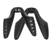 Abaodam Plaquettes Nasales Réglables en Caoutchouc Noir 2pcs pour Lunettes de Sport Confortables Coussinets de Nez Antidérapants pour Cyclisme et Activités Extérieures