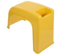 Abaodam Plastique Tabouret en Jaune Soin de Pédicure pour Pieds à Domicile | Antidérapant, Capacité de Charge, Massage Plante, Aide à Soulager la Fatigue au Salon