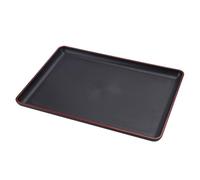 Abaodam Plateau de Service Alimentaire Design Délicat et Prise en Main Confortable en Pp Noir Bords Arrondis pour Comptoir et Organisation des Bouteilles