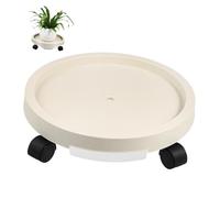 Abaodam Plateau pour Plantes Intérieur avec Roues Bac Récupérateur Eau Plastique Épais Support Mobile Rotatif pour Pots Soucoupe Fuite Chariot Plante Pratique pour Maison Bureau
