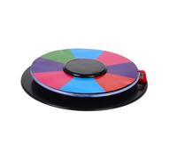 Abaodam Plateau tournant de Jeu Rouet Palette de Couleurs Roue de Qui Tourne toupies pour la e la Fortune de Jeu des Plastique