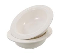 Abaodam Plateaux Diffuseurs de Parfum -Cire Élégant en Céramique Blanche, Lot de 2, Forme Chapeau Prévention des Éclaboussures pour Maison