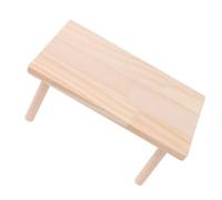 Abaodam Plateforme en Bois Beige pour Hamster et Petits Animaux, Plateforme sur Pilotis pour Cage à Hamster, Sépare Les Zones et Ajoute Une Touche Esthétique