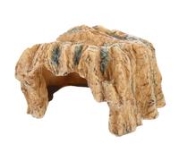 Abaodam Plateforme Tortue Résine Cachette Naturelle et Terrasse Escalade pour Aquarium et Terrarium Ornement Décoratif Réaliste pour Habitat de Reptiles et Poissons