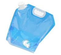 Abaodam Poche à Eau Pliable Portable 10l Robinet en Pet Transparent pour Camping et Road Trips, Stockage d'eau Potable de Grosse Capacité