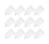 Abaodam Pochette à Lotion Souple Portable 12 Pièces 100 Ml en Plastique Blanc Rechargeable Étanchéité pour Voyage