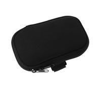 Abaodam Pochette pour bouteille d'eau avec poche pratique isotherme en néoprène pour tasse de voiture, rangement portable pour pièces de monnaie, petits objets, design élégant noir